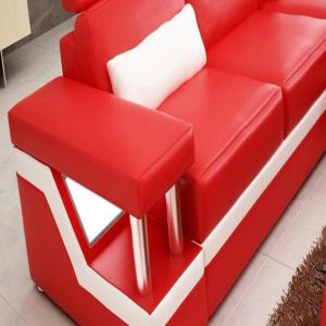 Modern Trend LED Leather Sectional Sofa / My Aashis