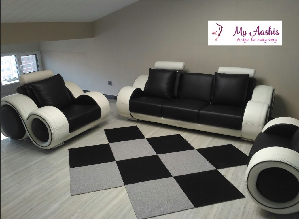 3 Piece Leather Recliner Sofa / My Aashish
