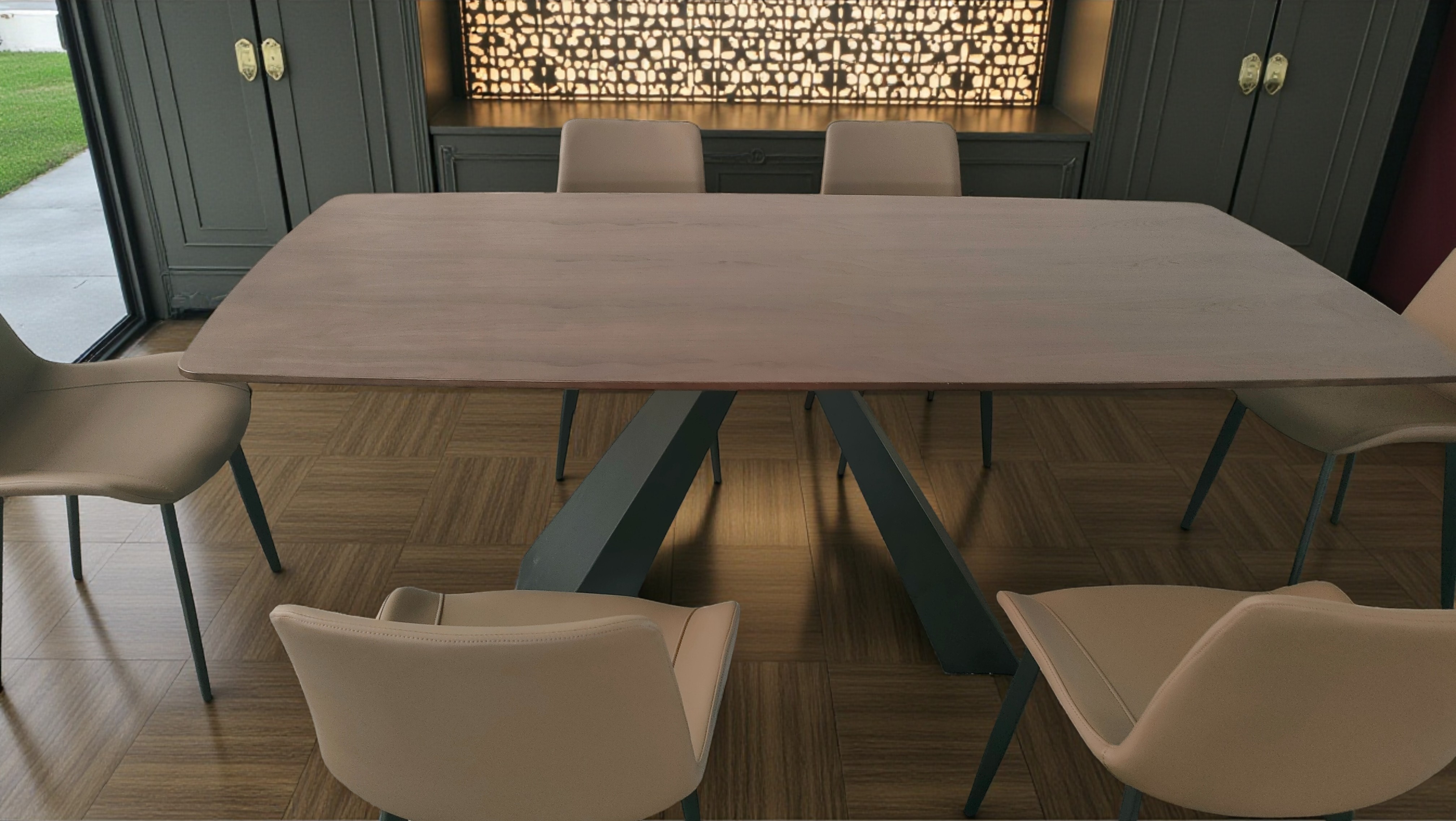 Modern Minimalist Dining Table Set / My Aashis
