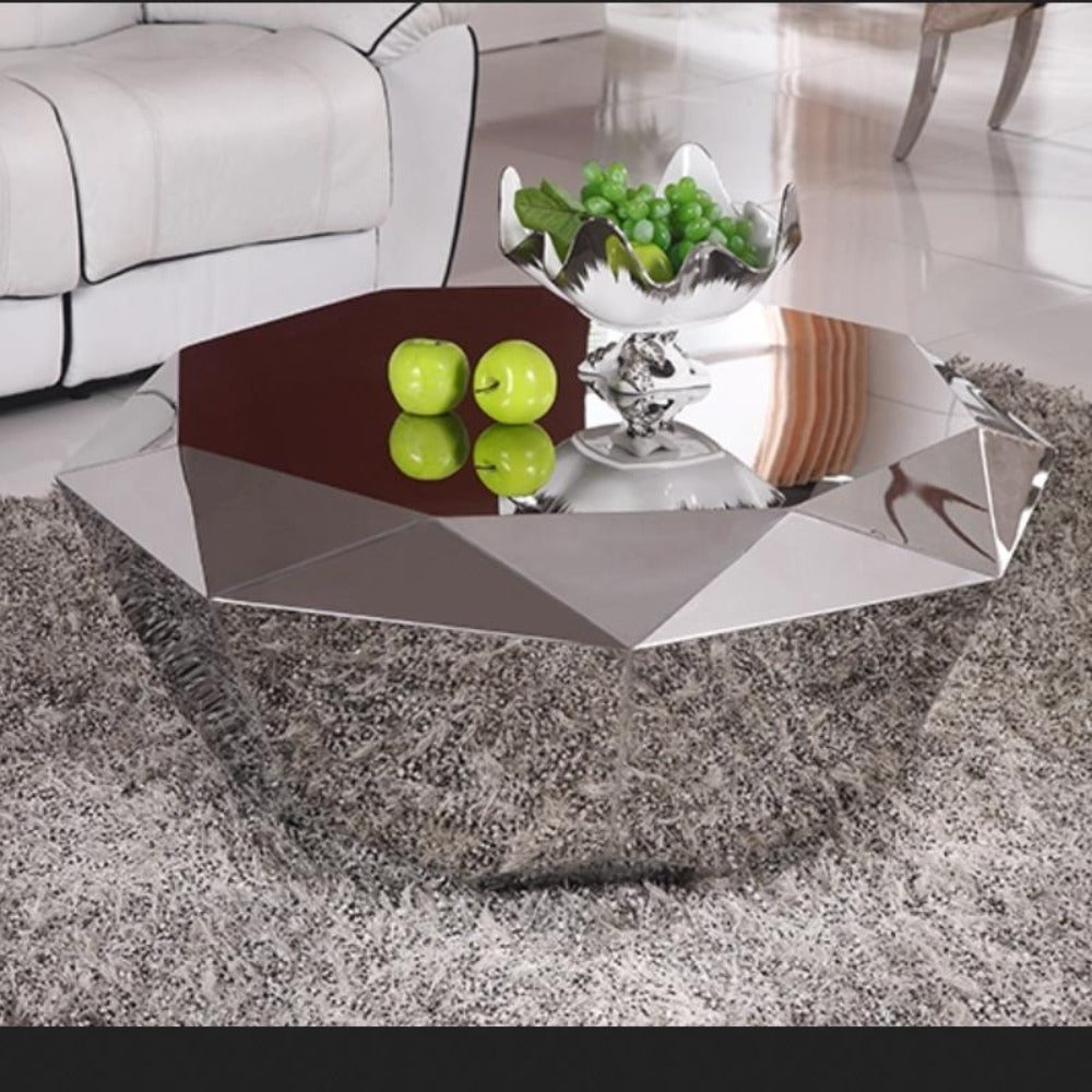 Diamond Shape Computer Table Luxurious Diamond-Shaped Coffee Table - Online Furniture Store - My Aashis