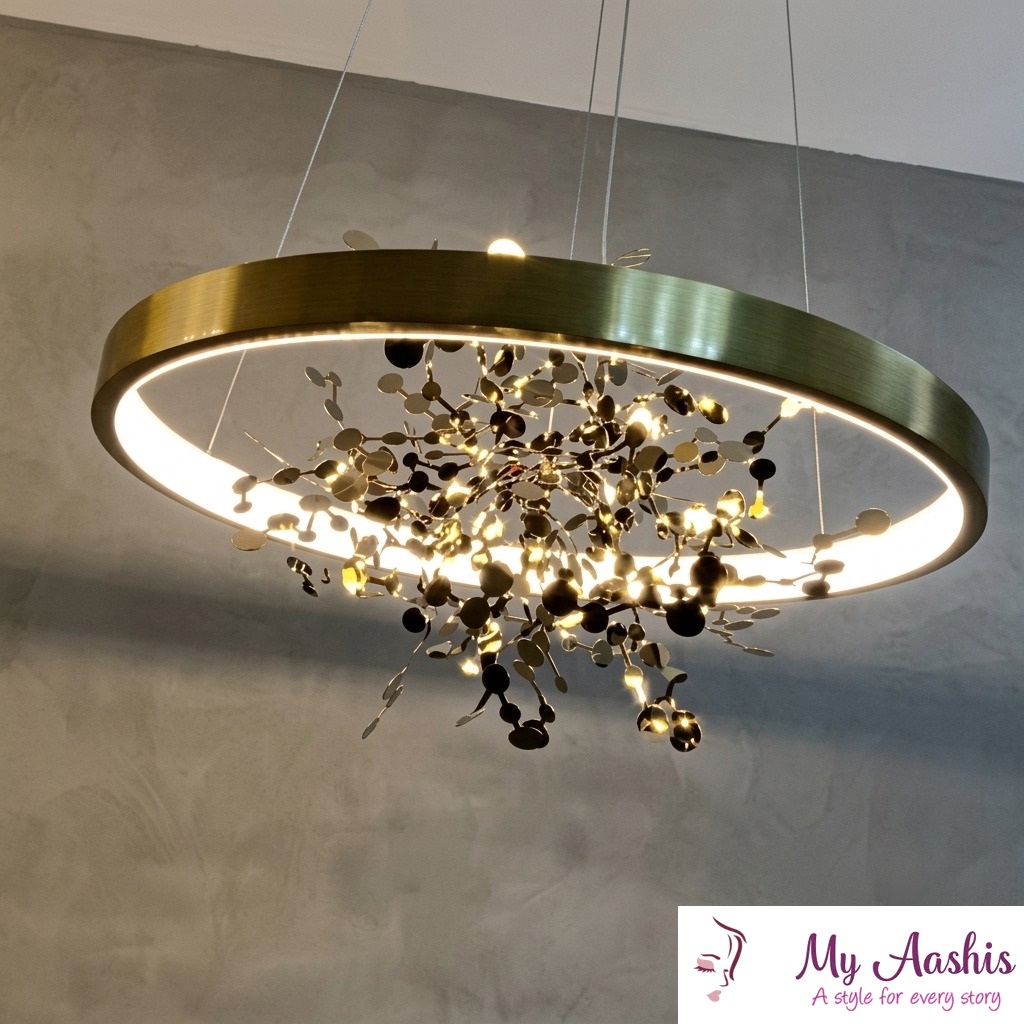 Modern Luxury Chandelier With Adjustable String / My Aashis