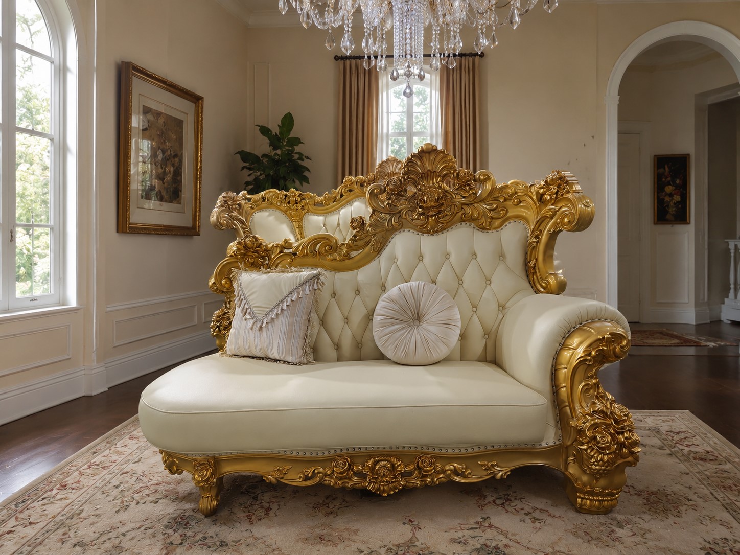 European Style High End Leather Sofa Set / My Aashis