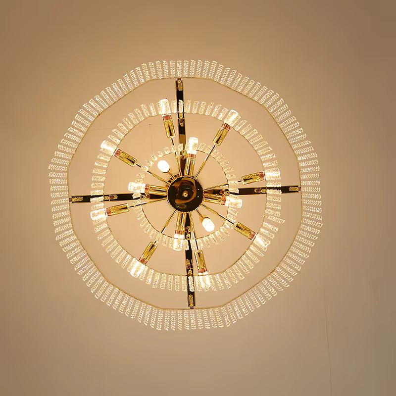 Modern Style Rounded Crystal Chandelier / My Aashis