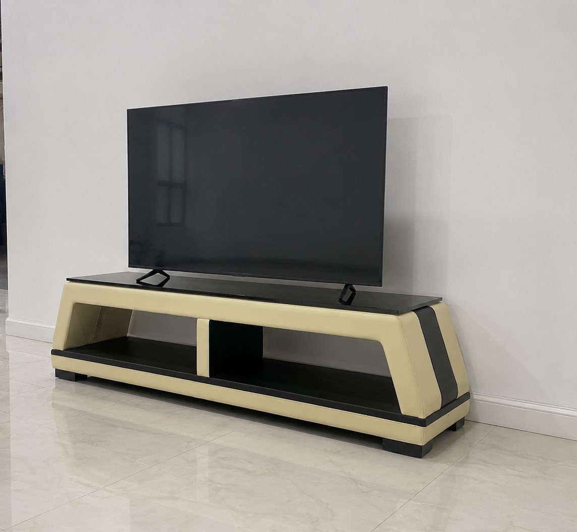 Creatively Designed Multipurpose Leather TV Stand / My Aashis