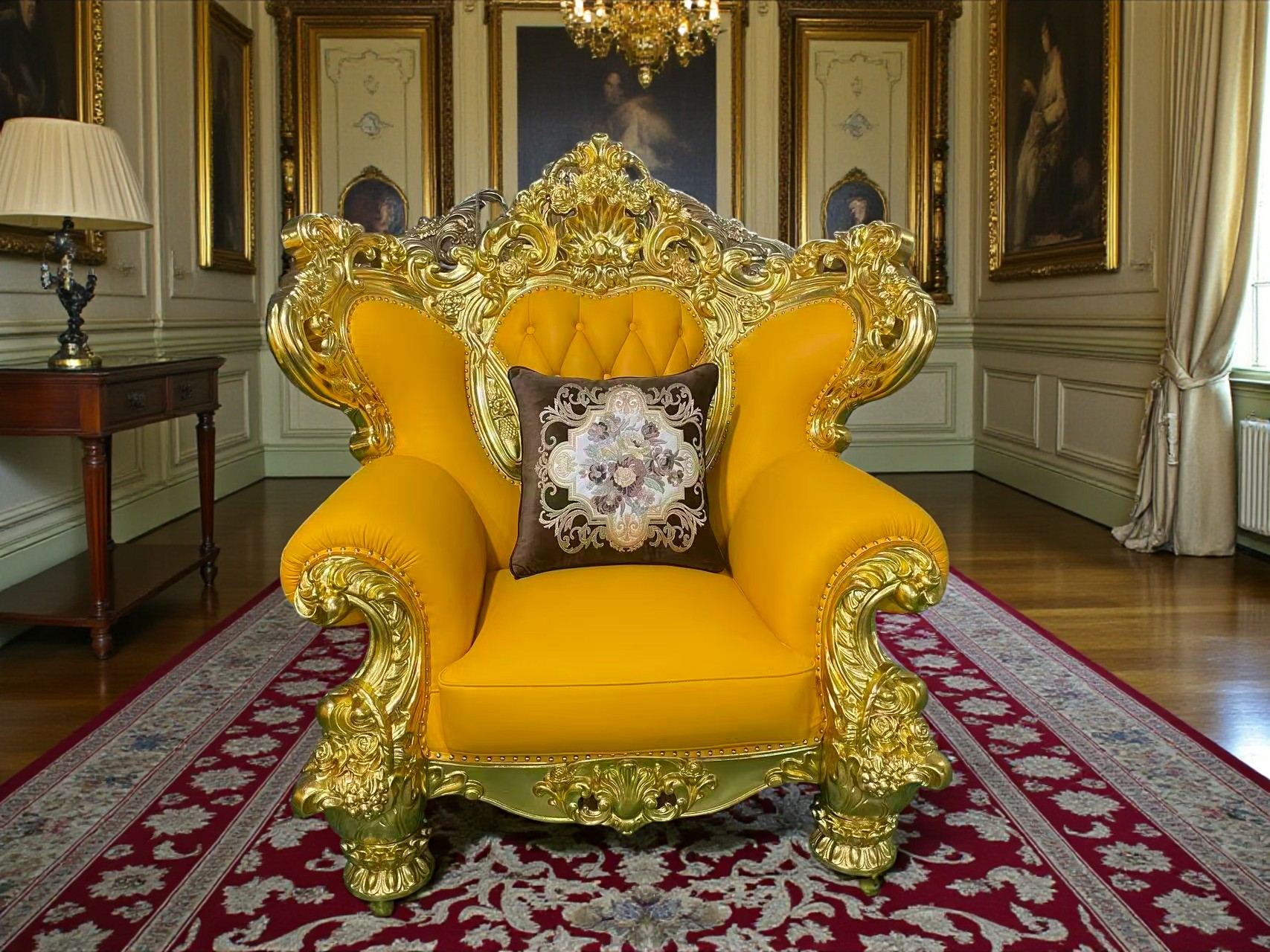 Liville European Handcrafted Leather Sofa Set / My Aashis