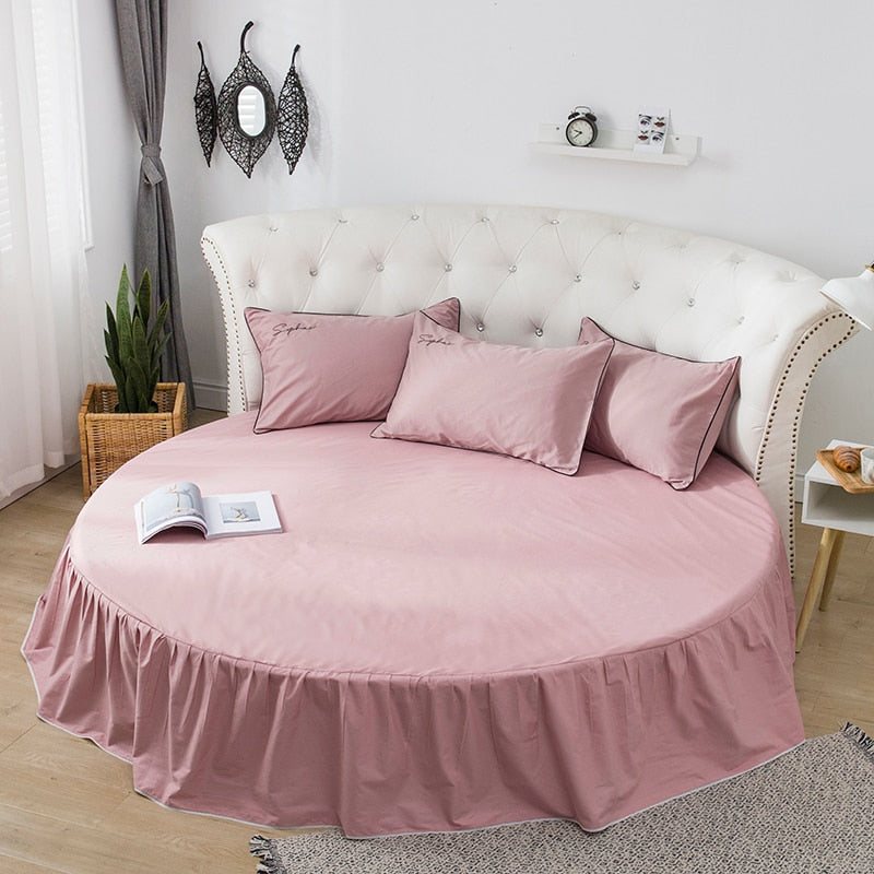 Lace Ruffle Bed Skirt Home Textile Bedding 3pcs/set(1Bed Skirt + 2pcs  Pillowcase) Bed Sheet King/Quee Bedspread F0587|Váy Đi Ngủ| - AliExpress