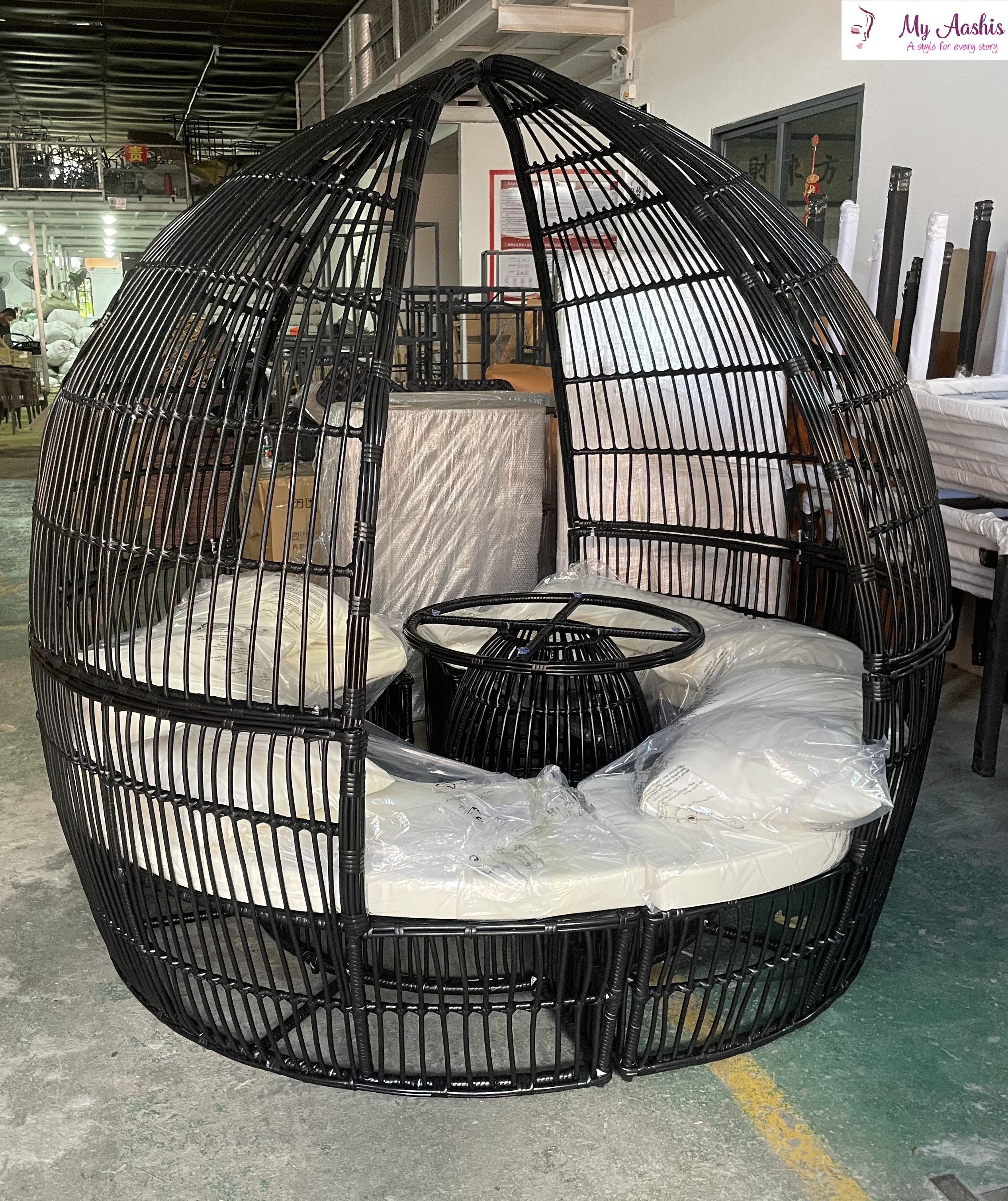 Patio Wicker Outdoor Beach Garden Lounge Chair / My Aashis