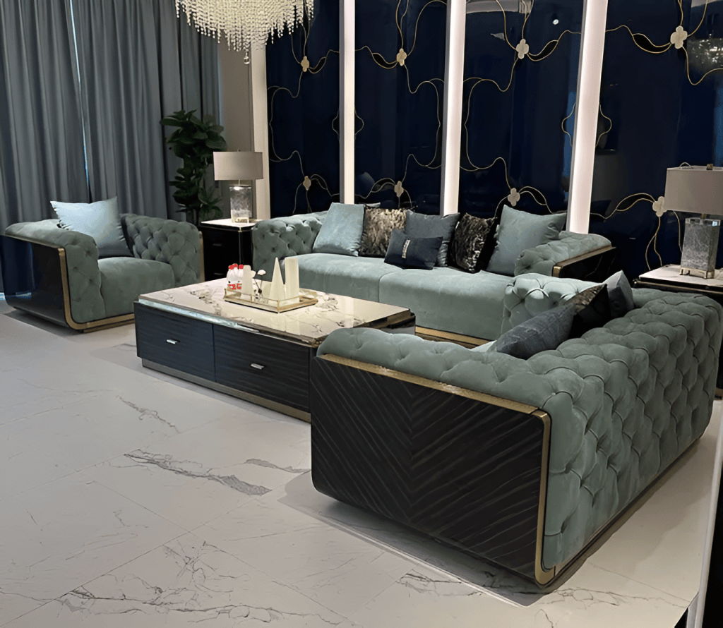 3 Piece Velvet Fabric Sofa Set: Modern Elegance for You