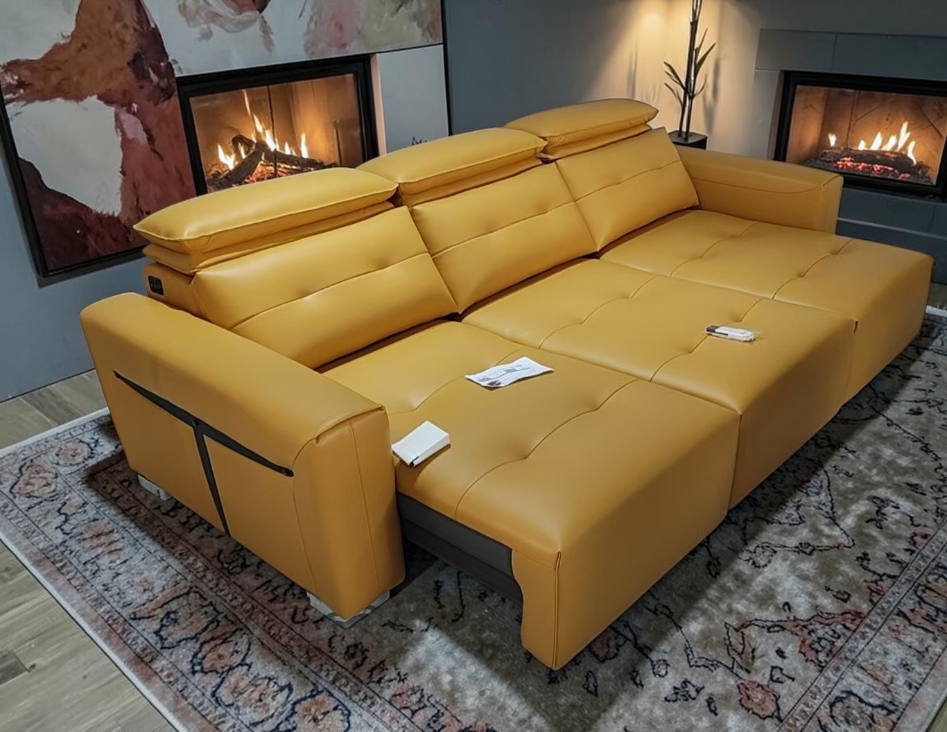 3 Seater Remote Controlled Sofa Bed / My Aashis