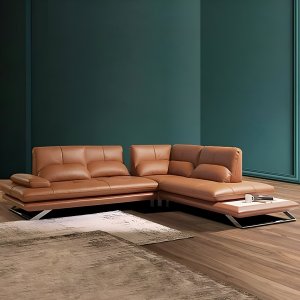 Splendid Sectional Leather Sofa