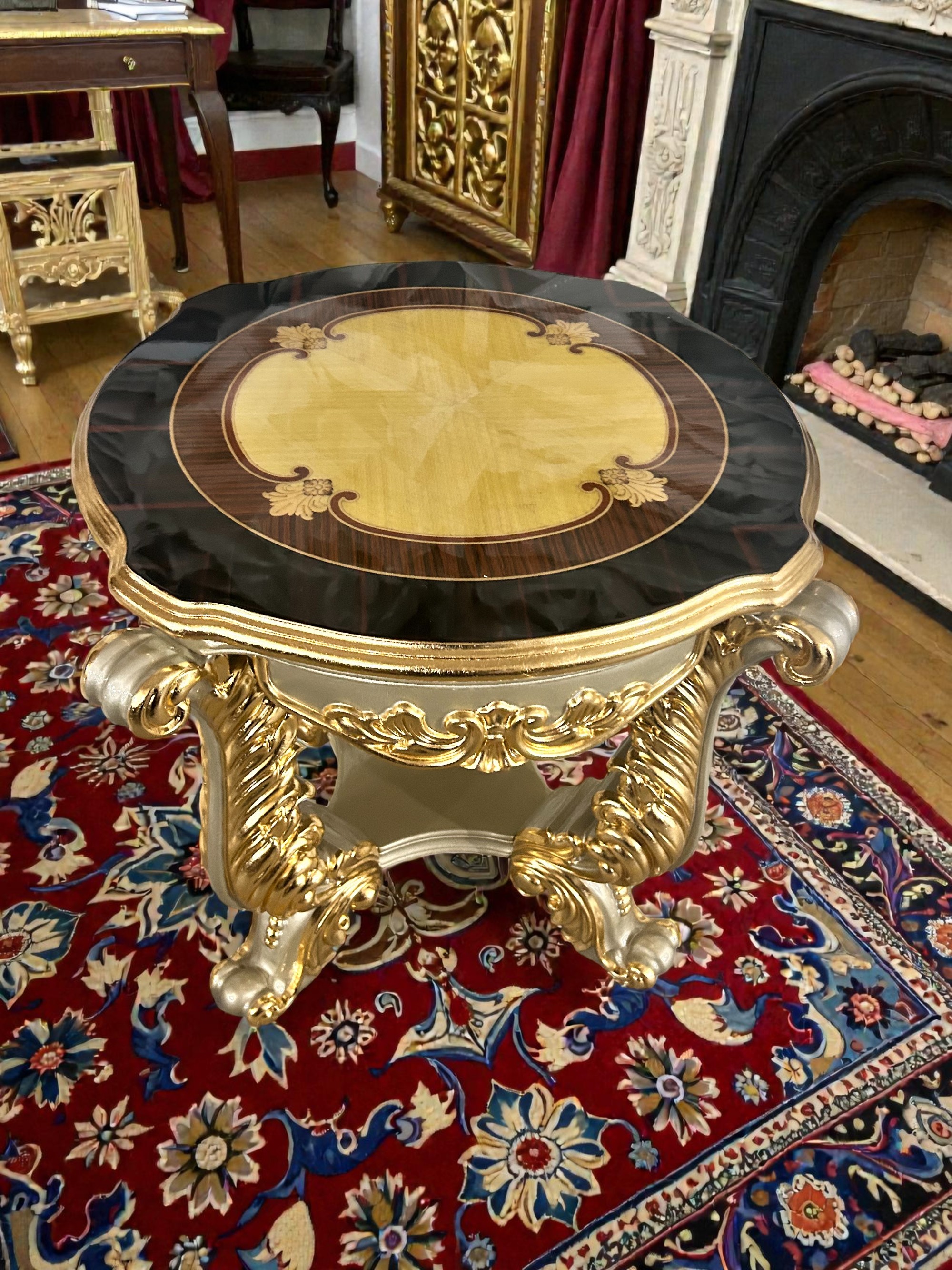 Liville Style European Leather Upholstered Vintage Set / My Aashis