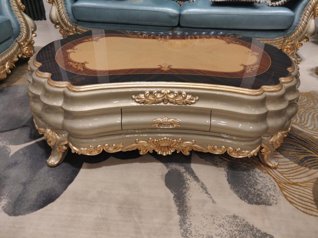 Liville Style European Leather Upholstered Vintage Set / My Aashis