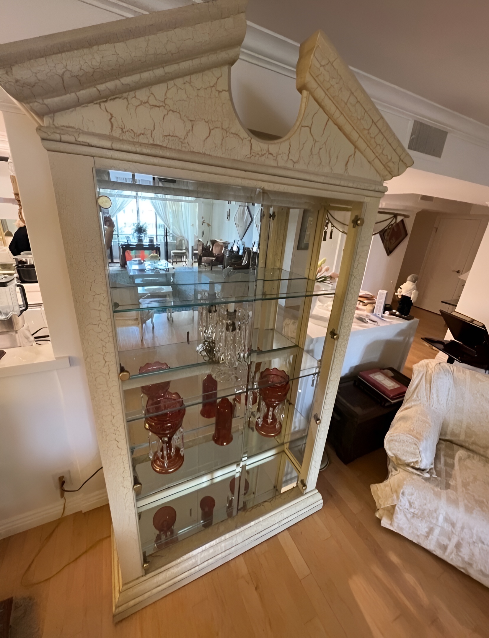 7-Foot Solid Wooden Kitchen Hutch / My Aashis