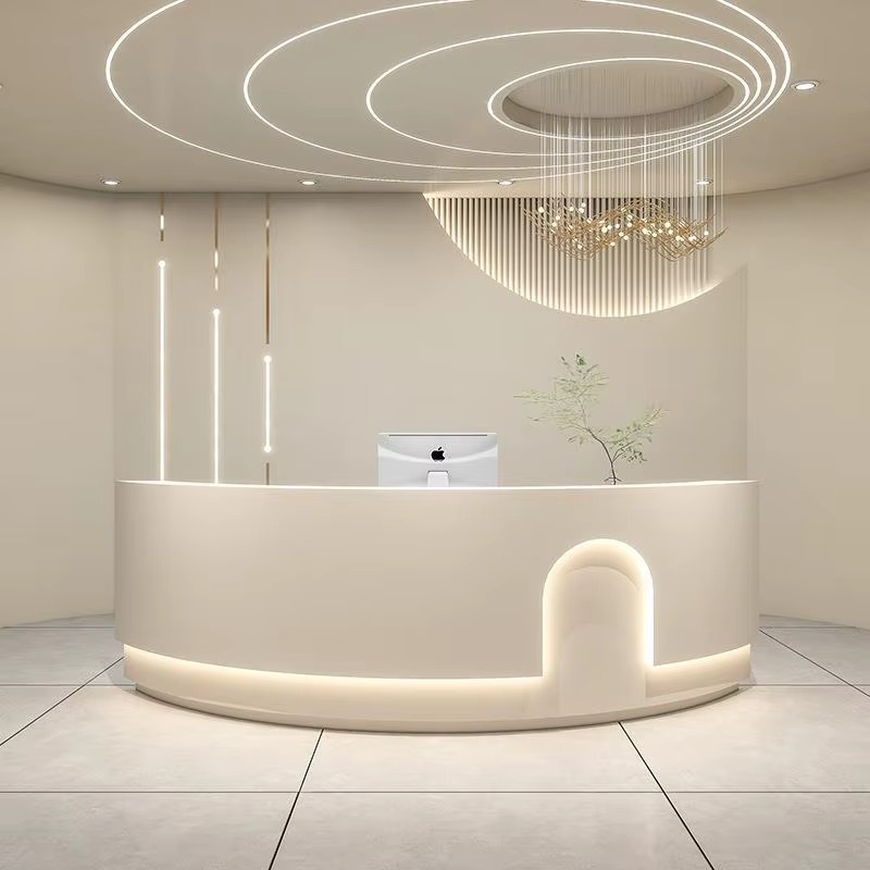 Curved Reception Desk - My Aashis